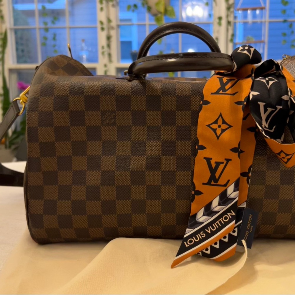 SPEEDY BANDOULIÈRE 35 Damier Ebene